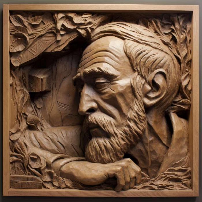 نموذج ثلاثي الأبعاد لآلة CNC 3D Art 